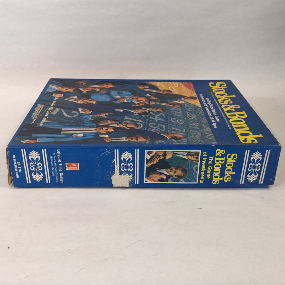 Vtg 1978 Stocks & Bonds Board Game Avalon Hill Bookshelf Game GA-170 Complete - Picture 4 of 9